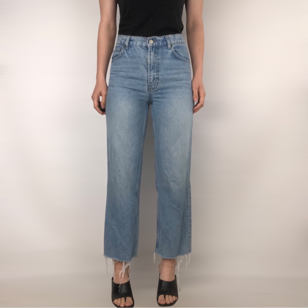 Reformation Straight Wide‎ Leg Jean Montauk Jeans Size 26 Denim